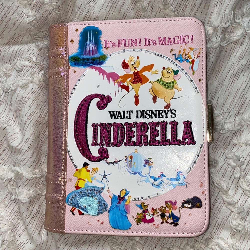 NEW ALDO Disney Cinderella Storybook Clutch Bag